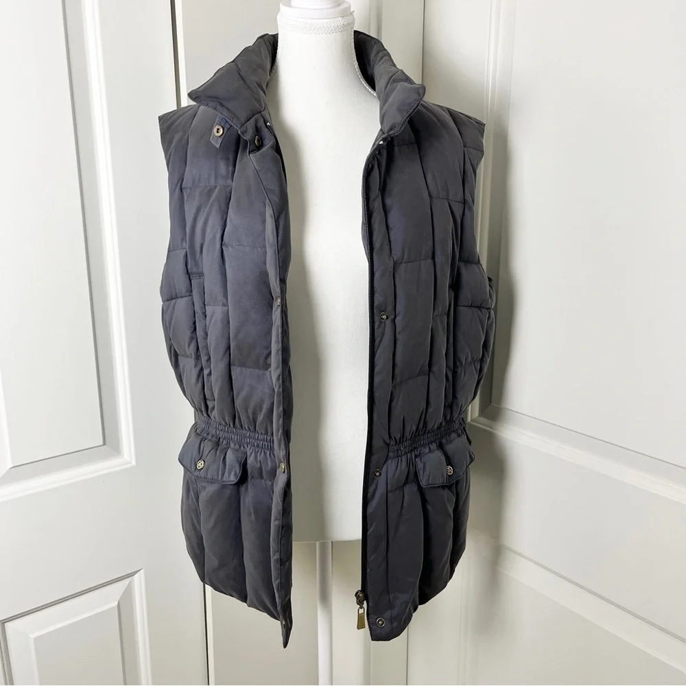 Junge Down-Filled Waisted Body Warmer Gilet w/ Hood & Multiple Pockets, Size 16 - Picture 8 of 16